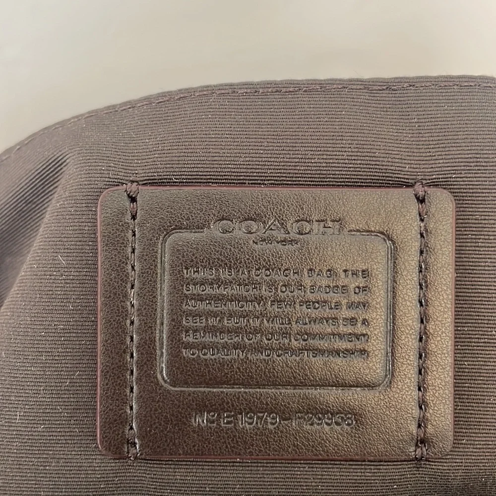 Coach Signature  Canvas Shoulder Bag